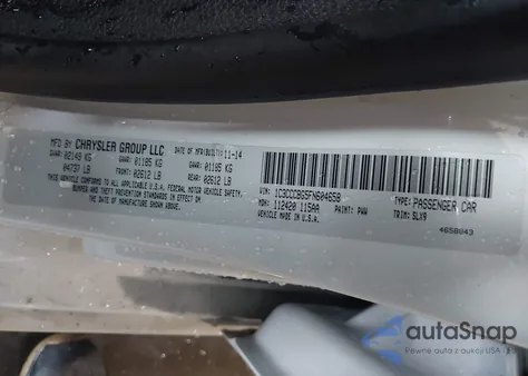 2015 Chrysler 200 S from USA, damaged, VIN 1C3CCCBG5FN604658
